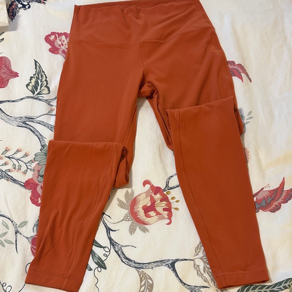 Lululemon Align™ High-Rise Pant 28” – Burnt Orange Size 8